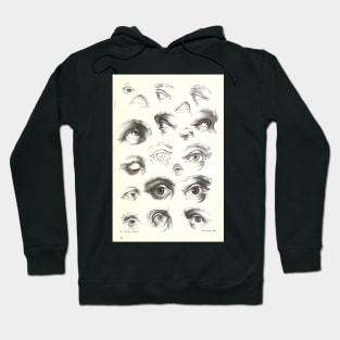 Many Eye Drawings - c. 1675 Illustrations Hoodie